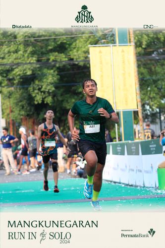 Race photo from Mangkunegaran Run 2024
