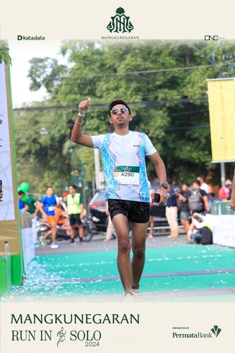 Race photo from Mangkunegaran Run 2024