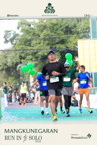 Race photo from Mangkunegaran Run 2024