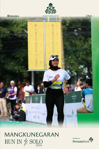 Race photo from Mangkunegaran Run 2024