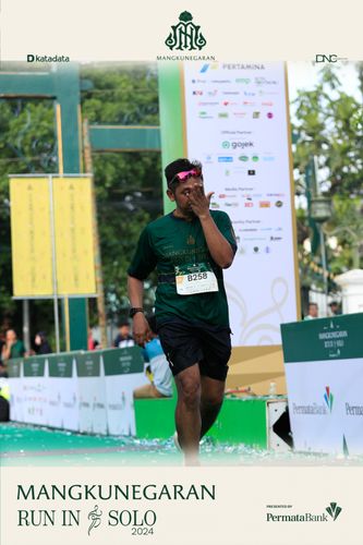 Race photo from Mangkunegaran Run 2024