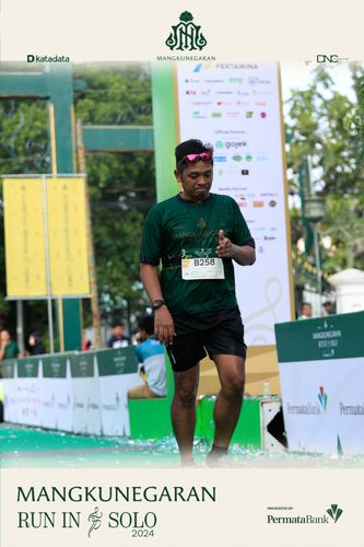 Race photo from Mangkunegaran Run 2024