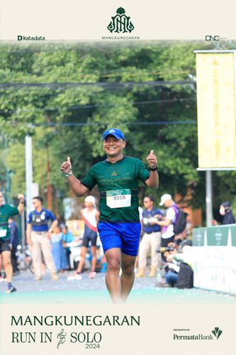 Race photo from Mangkunegaran Run 2024