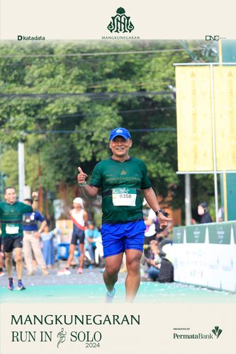 Race photo from Mangkunegaran Run 2024