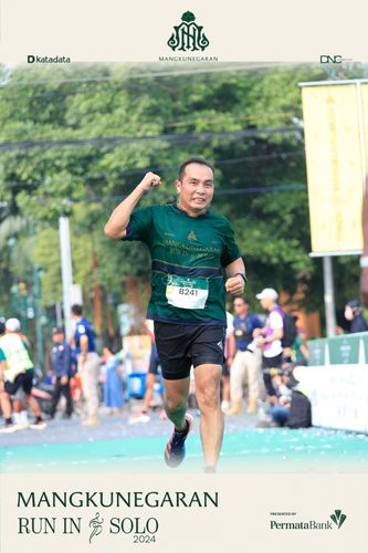 Race photo from Mangkunegaran Run 2024