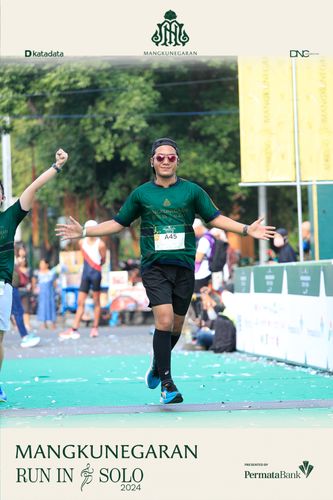 Race photo from Mangkunegaran Run 2024