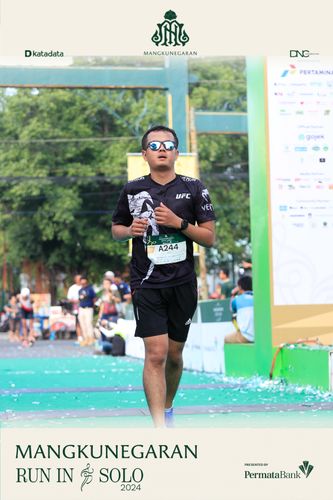 Race photo from Mangkunegaran Run 2024