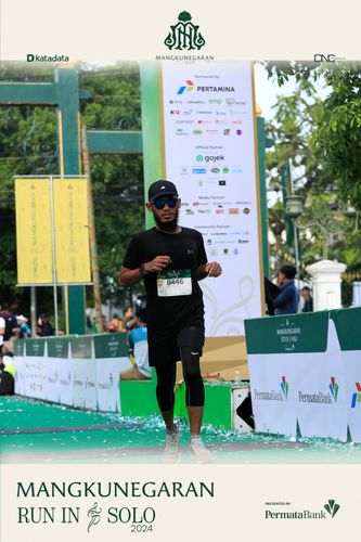 Race photo from Mangkunegaran Run 2024