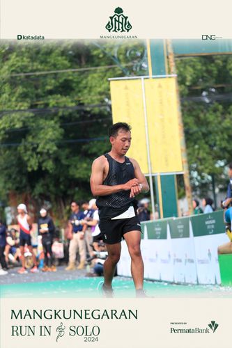 Race photo from Mangkunegaran Run 2024