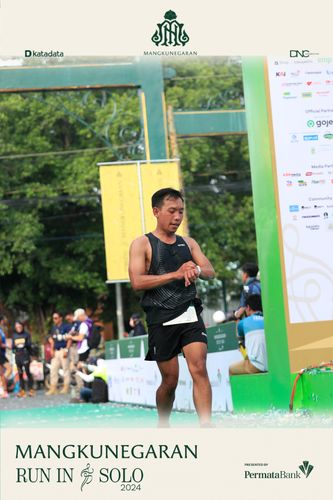 Race photo from Mangkunegaran Run 2024