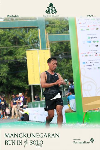 Race photo from Mangkunegaran Run 2024