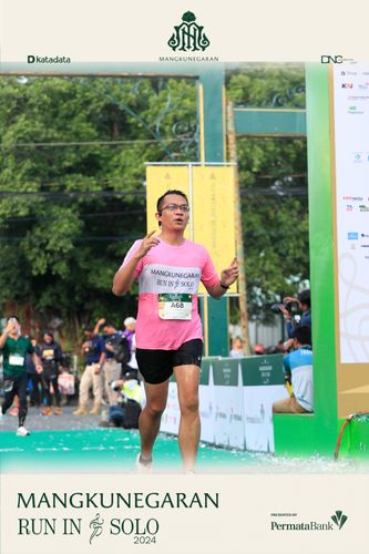 Race photo from Mangkunegaran Run 2024