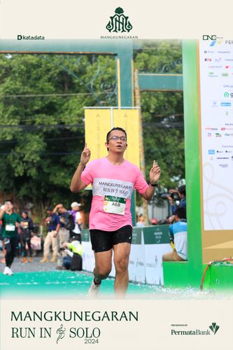 Race photo from Mangkunegaran Run 2024
