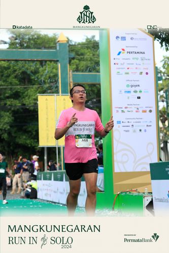 Race photo from Mangkunegaran Run 2024