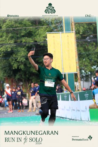 Race photo from Mangkunegaran Run 2024