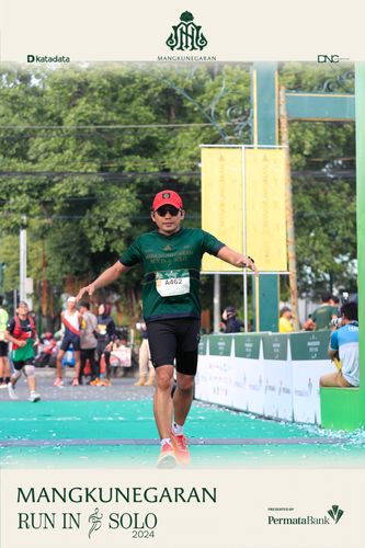 Race photo from Mangkunegaran Run 2024