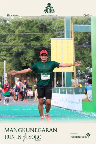 Race photo from Mangkunegaran Run 2024