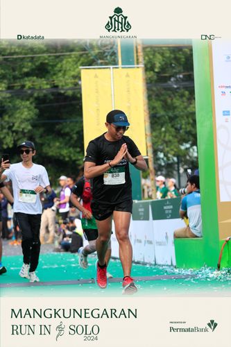Race photo from Mangkunegaran Run 2024