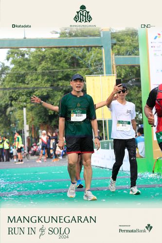 Race photo from Mangkunegaran Run 2024