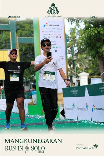 Race photo from Mangkunegaran Run 2024