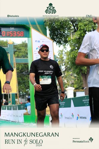 Race photo from Mangkunegaran Run 2024