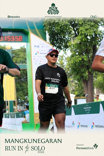 Race photo from Mangkunegaran Run 2024