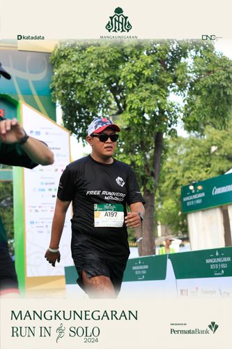 Race photo from Mangkunegaran Run 2024