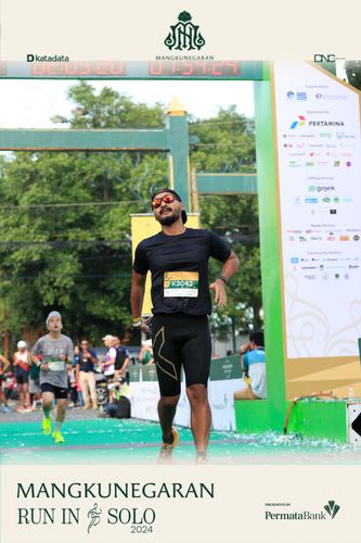 Race photo from Mangkunegaran Run 2024
