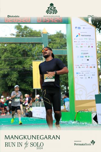 Race photo from Mangkunegaran Run 2024