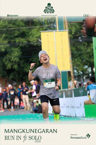 Race photo from Mangkunegaran Run 2024