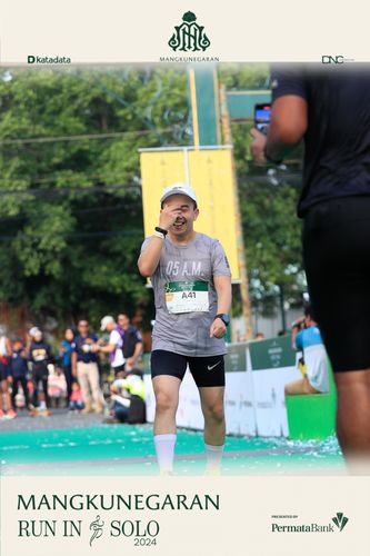 Race photo from Mangkunegaran Run 2024