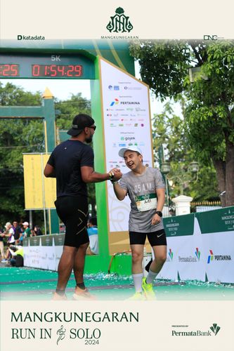 Race photo from Mangkunegaran Run 2024