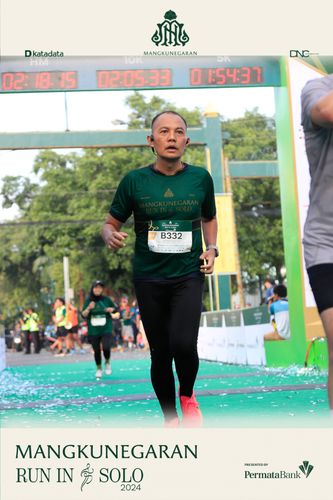 Race photo from Mangkunegaran Run 2024