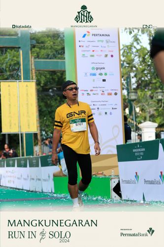 Race photo from Mangkunegaran Run 2024