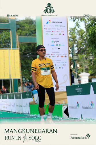 Race photo from Mangkunegaran Run 2024