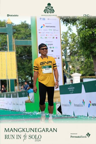 Race photo from Mangkunegaran Run 2024