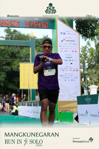 Race photo from Mangkunegaran Run 2024