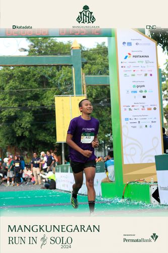 Race photo from Mangkunegaran Run 2024