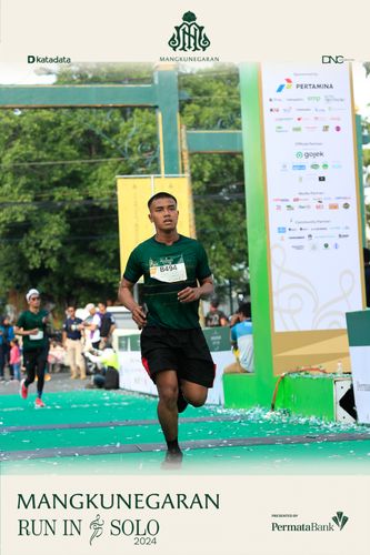 Race photo from Mangkunegaran Run 2024