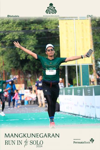 Race photo from Mangkunegaran Run 2024