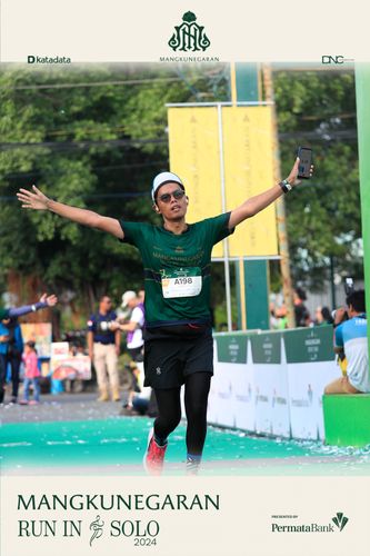 Race photo from Mangkunegaran Run 2024
