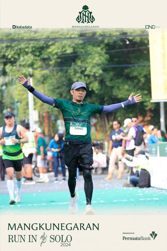 Race photo from Mangkunegaran Run 2024