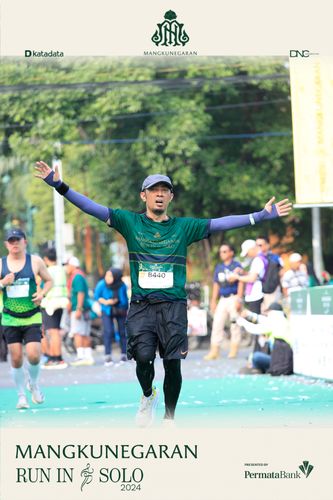 Race photo from Mangkunegaran Run 2024
