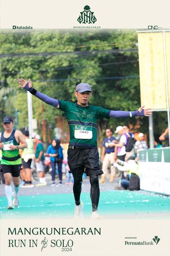 Race photo from Mangkunegaran Run 2024