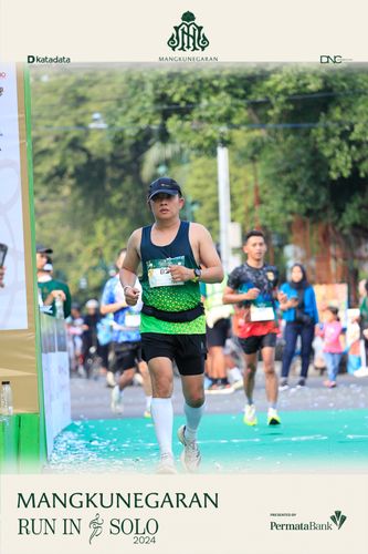 Race photo from Mangkunegaran Run 2024