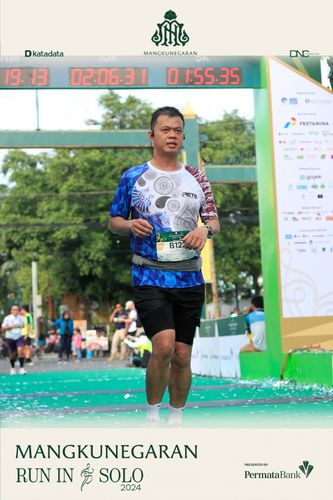 Race photo from Mangkunegaran Run 2024