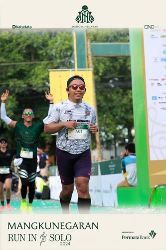 Race photo from Mangkunegaran Run 2024