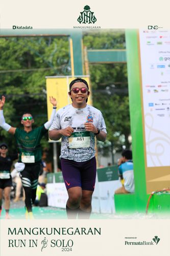 Race photo from Mangkunegaran Run 2024