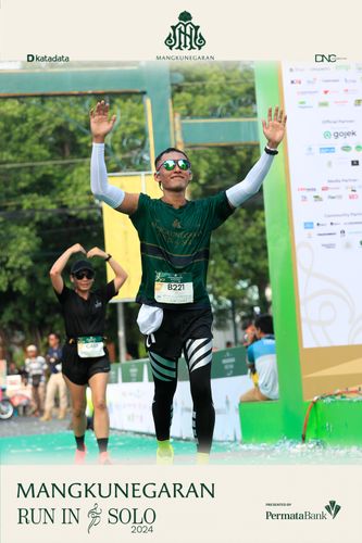 Race photo from Mangkunegaran Run 2024