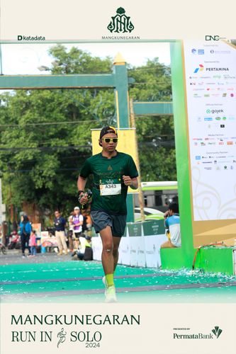 Race photo from Mangkunegaran Run 2024